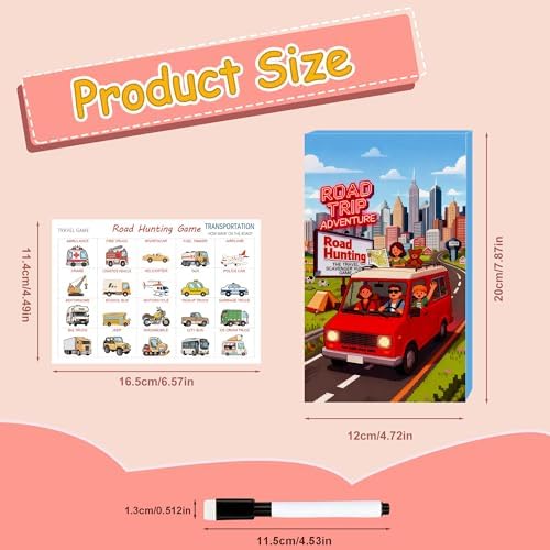 Road Trip Adventure Travel Scavenger Hunt Game