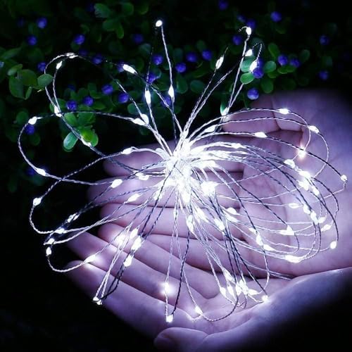 Joomer Solar Fairy Lights, 4Pack Total 104FT 320LED String Lights, White