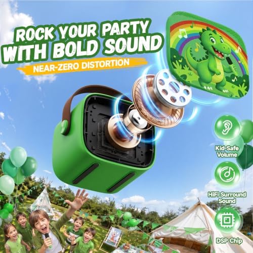 YLL Karaoke Machine for Kids, Top Birthday Gifts for Boys Ages 4-12+ Toy