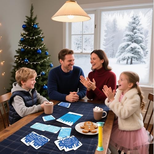 Winter 5 Second Game Cards, 108 Christmas Cards with Timer