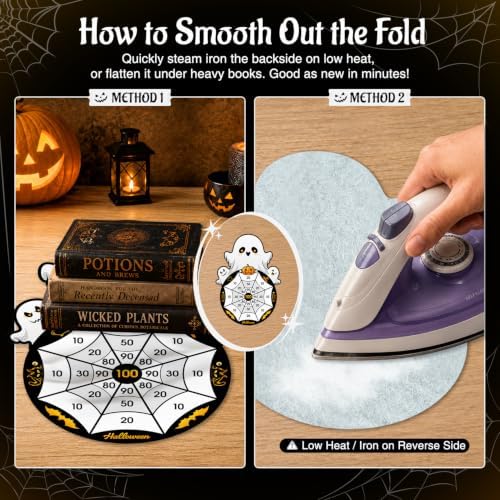 Halloween Games, Halloween Party Supplies Dart Board with 12 Sticky Balls