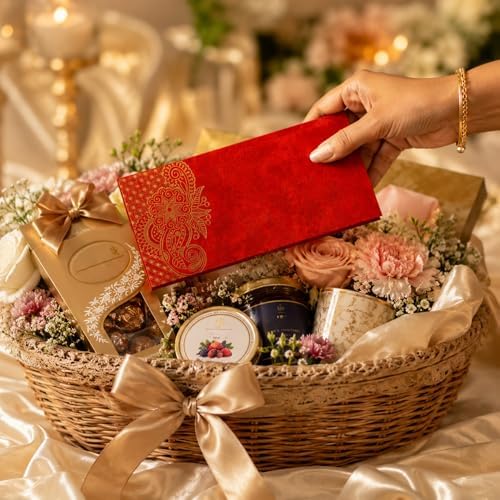 LoveNspire Money Envelopes (7.5 x 3.5 Inch) Decorative Paisley Pattern Shagun Lifafa for Indian Wedding, Birthday | Cash Gift Holder & Home Savings Organizer Pack Of 100