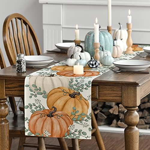 Artoid Mode 210 GSM Fall Table Runner Home Party Decor 13x108 Inch