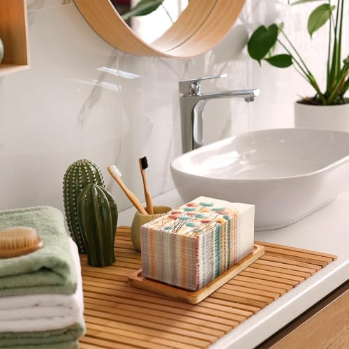 Seajan 200 Pcs Spring Disposable Paper Guest Towels Bathroom Napkins