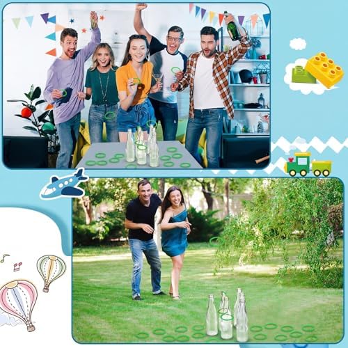 Tioncy Ring Toss Game Set Outdoor Carnival