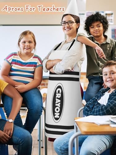 Teenyyou Crayon Costume with Apron and Cone Hat Adult