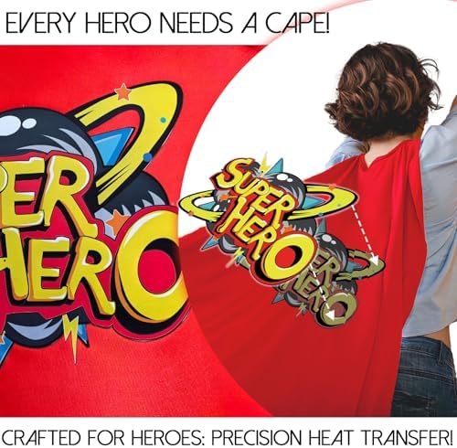 iROLEWIN Adult Super-Hero-Capes and Masks as Halloween Superhero Costumes