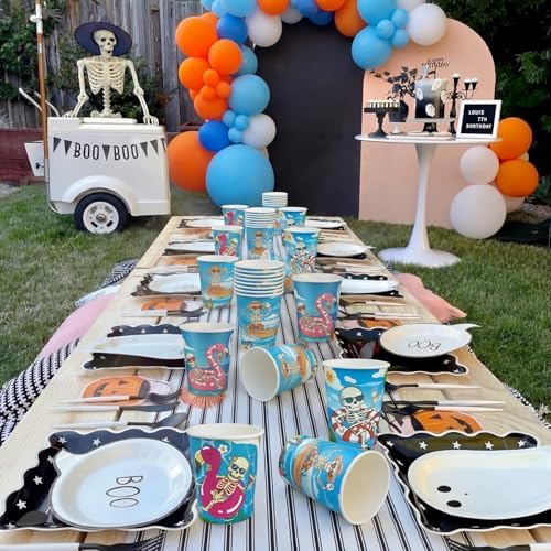 Funtery 100 Pcs Halloween Paper Cups Halloween Party Decorations