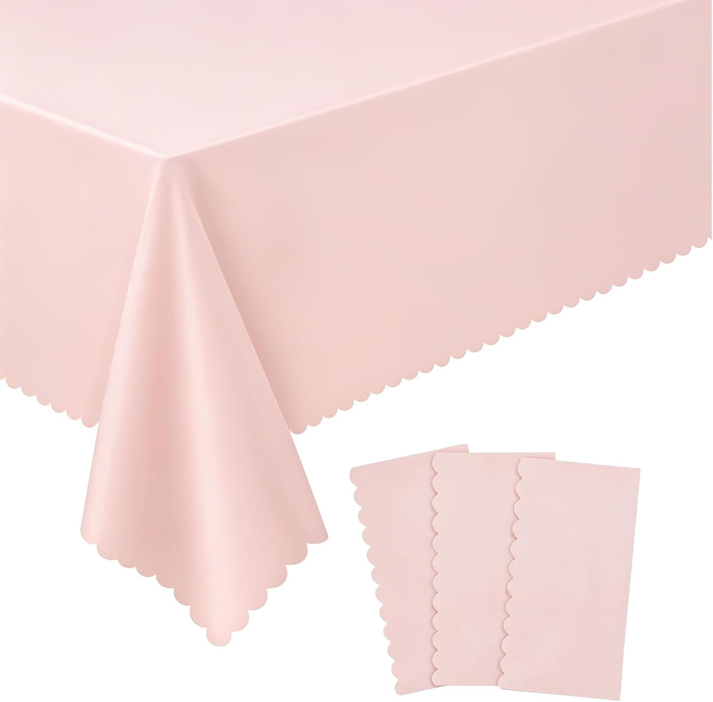 OHOME Easter Decorations - Rabbit Eggs Disposable Plastic Tablecloth Rectangular | Easter Party Decorations Supplies Favors Indoor Outdoor - Spring Holiday Backdrop Banner Table Cover for Home Kitchen