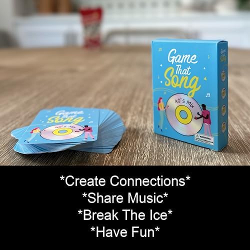 Game That Song 90's Mix Expansion - 50 New Cards - Music Card Game for Family, Adults, and Teens. Hilarious, Addictive, and Competitive Fun for Game Nights!