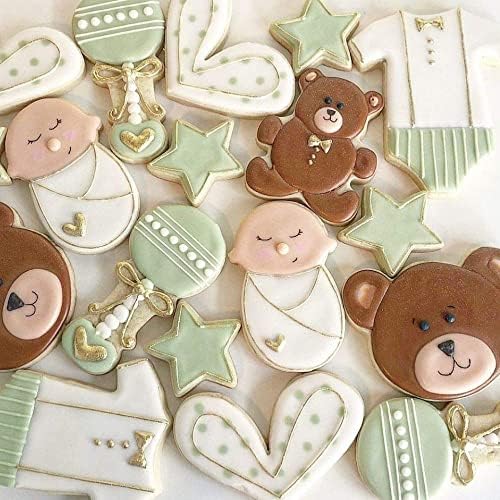 Teddy Bear Cookie Cutter Set - 3 Pieces Stainless Steel for Baking
