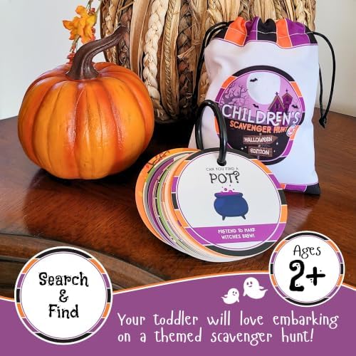 Blu Jay Children's Scavenger Hunt Cards - Halloween Edition