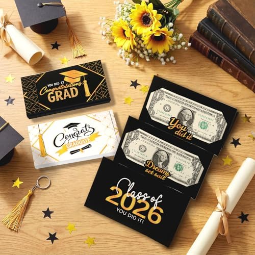 Crafterlife Graduation Money Holder Card Booklet for Graduation Gifts