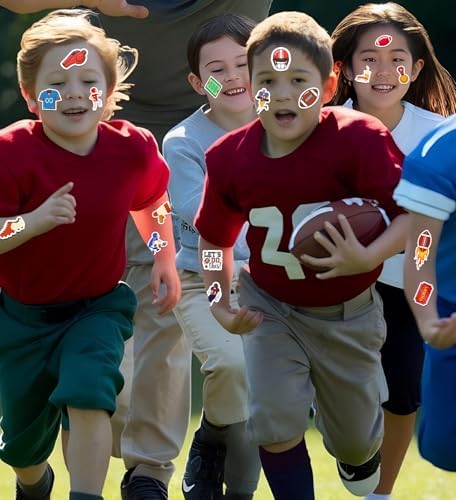 Football Stickers, 100PCS Waterproof Sports Stickers,Sports Party Favors
