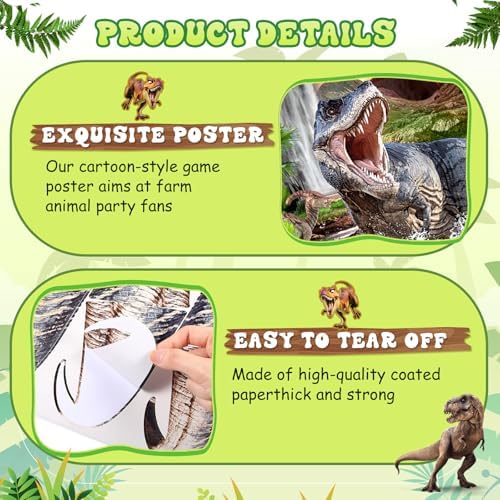 Faccito Pin Tail on Dinosaur Birthday Games Dinosaur Party Decorations