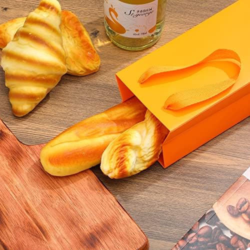 Zonon 48 Pieces Colorful Wine Gift Bags Bulk Christmas Wine Bottle Paper Bags Single Bottle Carry Bags with Handles for Wedding Birthday Housewarming Party Supplies, 3.5 x 4.3 x 13.8 Inch, 8 Colors