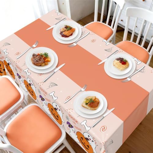 Childom 3 Pack Halloween Tablecloth Rectangle Table,Halloween Decorations