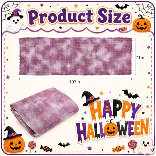 197"x71" Halloween Scary Gauze, Spooky Cloth Party Decoration