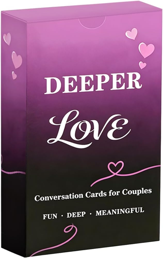 Couples Conversation Card Game - 54 Fun Questions for Date Night