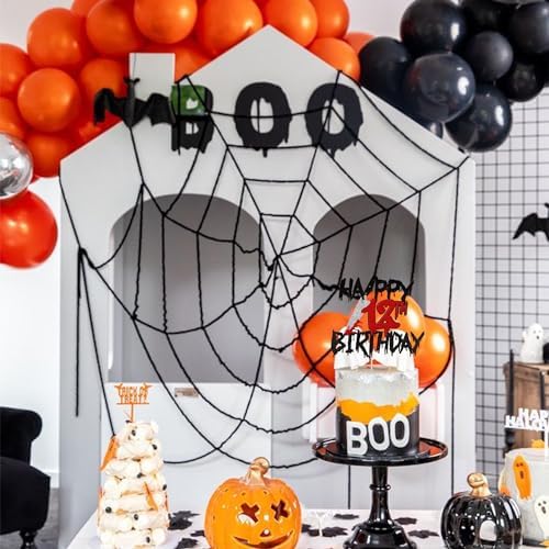 1 PCS Happy 12th Birthday Cake Topper Black Glitter Cheers to 12 Years Horror Blood Knife Have a Killer Birthday Cake Pick for Halloween Killer 12th Birthday Party Cake Decorations Supplies