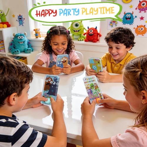 Cleboen 12 Pack Handheld Water Games for Kids, Water Ring Toss Handheld Games Monster Party Favors Goodie Bag Stuffers Classroom Rewards for Boys Girls, Stress-Relief Car Games Travel Toys for Kids