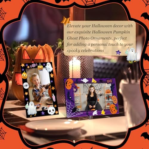 AmazingSpark 50 Pack Photo Frames 4x6 with Stands, Halloween Ghost