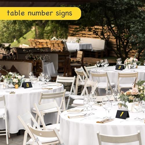 PigPotParty Acrylic Mini Chalkboard Signs, 12 Pcs 4"x3" Small Food Labels