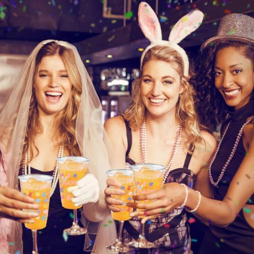 60 Pcs Easter Cups – 16 oz Plastic Disposable Cups