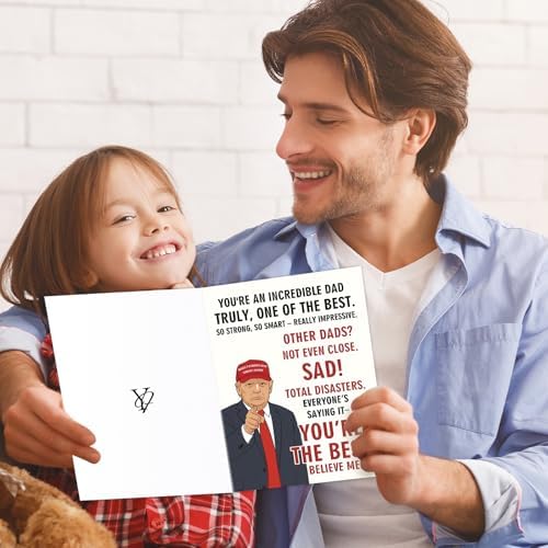 FANCYLUCKY Funny Father's Day Card for Dad Grandad Husband