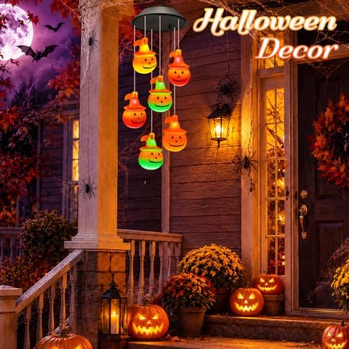Winzwon Halloween Decorations Fall Decor Solar Pumpkin Outdoor Lights