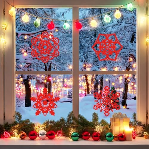 Ideal Swan 30Pcs Chinese New Year Window Stickers 15 Spring Festival Clings