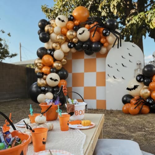 Halloween Balloons Arch Kit for Halloween Party Decorations Outdoor Indoor