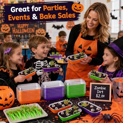 SiliFine 24 Set Halloween Baking Supplies Zombie Hands Cake Decor, Colorful