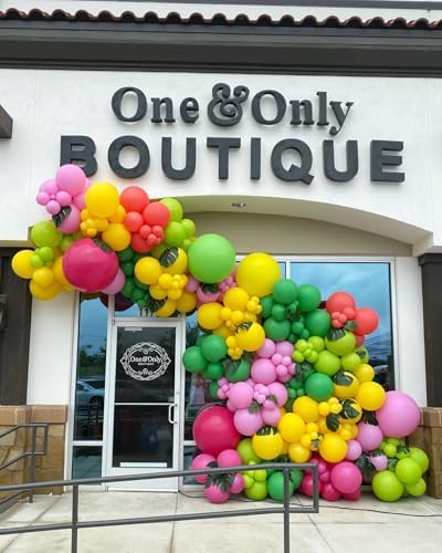 Tropical Balloons Arch Kit, 124pcs Summer Balloons
