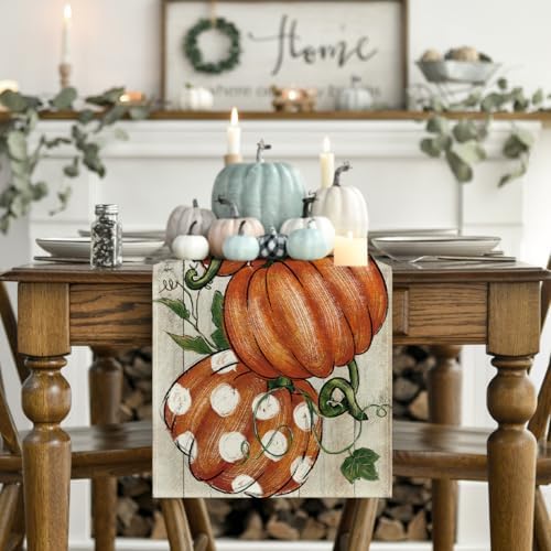 Artoid Mode 210 GSM Fall Table Runner Home Party Decor 13x48 Inch