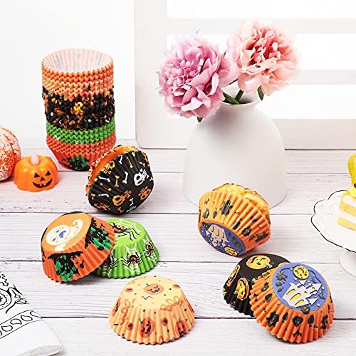 Patelai 600 Count Halloween Cupcake Liners, Attractive Style
