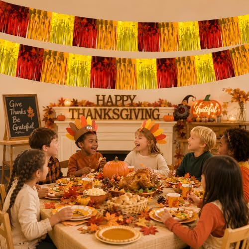 Thanksgiving Decorations - 2 PCS Thanksgiving Banner Streamers | Fall Decor