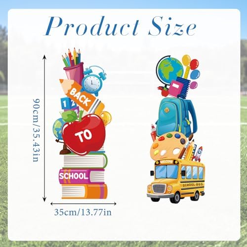 Welcome Back to School Sign - 2 Pcs First Day of School Yard Signs