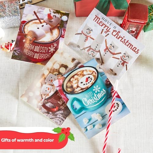 JOYIN 72 PCS Christmas Holiday Greeting Cards with Envelopes for Winter Xmas Season Merry Christmas Cards, Winter Animal Collection, Wintertime Gifts