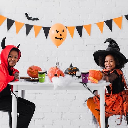 100 Count Halloween Character Disposable Paper Cups 12 oz 4 Designs
