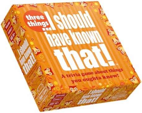 I Should Have Known that!—Three Things, Trivia Game