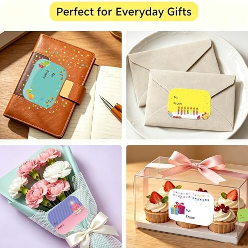Happy Birthday Present Stickers Happy Birthday to from Gift Labels Party
