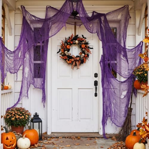Tlswshsy 500'' x 39''Large Halloween Creepy Cloth, Spooky Gauze Decoration