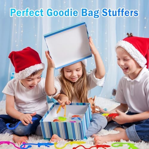 Sticky Hands Bulk 36PCS Kids Party Favors Lizard Shape Stretchy Sticky Hand