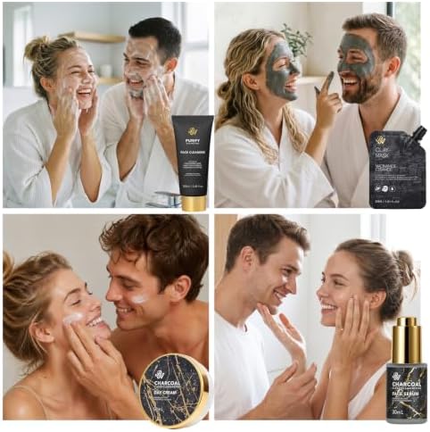 Gifts for Women & Men, 35 Pcs Charcoal Spa Gifts Basket, Get Well Soon Set