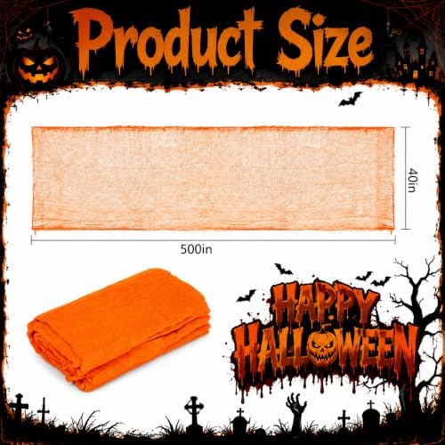 Tlswshsy 500'' x 39''Large Halloween Creepy Cloth, Spooky Gauze Decoration