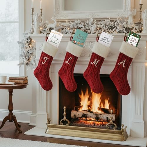 Chivertion 6 Pcs Handmade Waterfall Christmas Gift Card Booklet