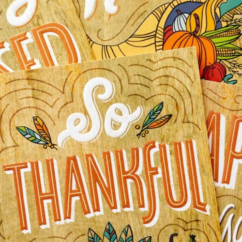 Hallmark Thanksgiving Cards, Assorted 16-Pack (Feeling Blessed)
