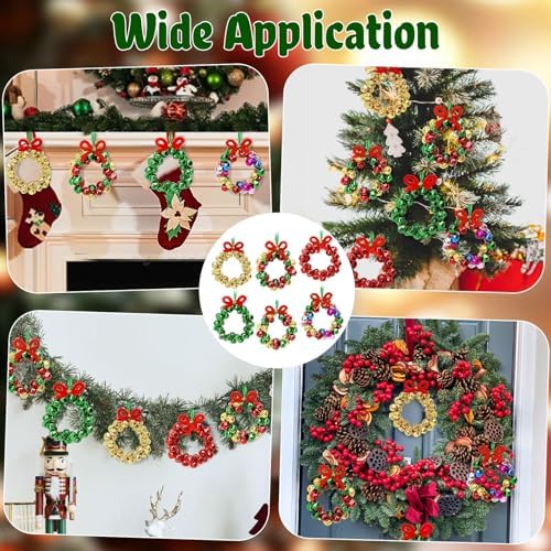 AWHETIE Christmas Crafts for Adults,12 Sets Christmas Beaded Ornament Kit