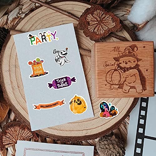 100PCS Non-Repeating Halloween Stickers, Vinyl Waterproof Holiday Stickers